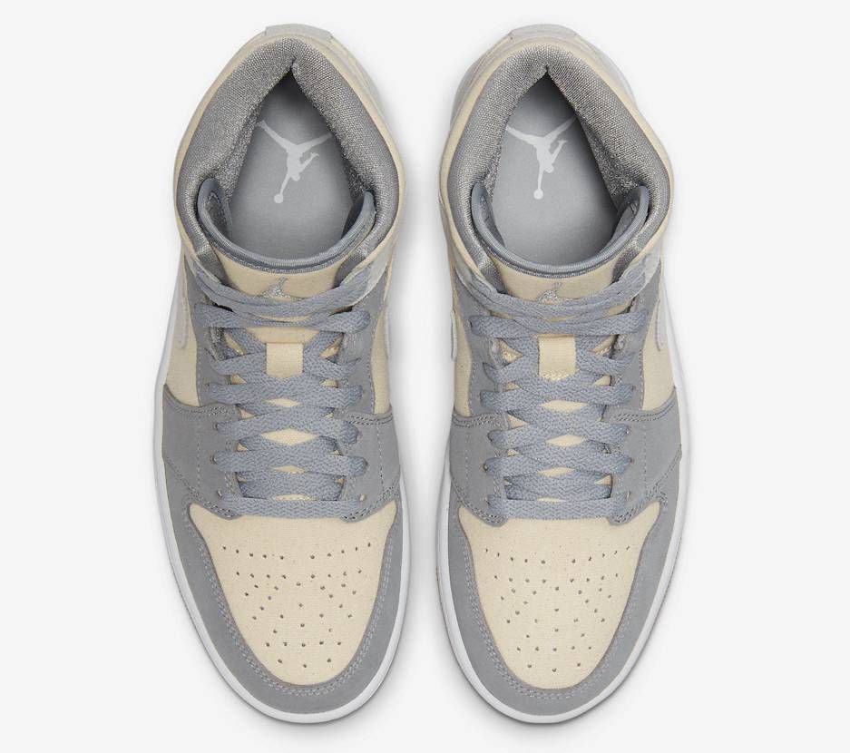 【スニダンで購入可】2/25発売 Nike Air Jordan 1 Mid SE "Coconut Milk/Particle Grey" 抽選/定価/販売店舗まとめ 7枚目