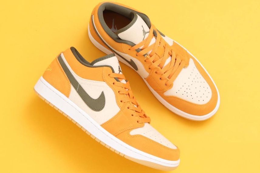【スニダンで購入可】2/25発売 Nike Air Jordan 1 Low "Light Curry/Medium Olive" 抽選/定価/販売店舗まとめ