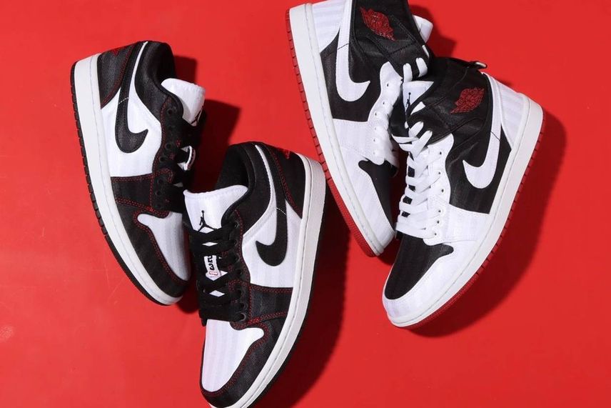 【スニダンで購入可】2/28発売 NIke WMNS Air Jordan 1 SE UTL "Black/White/Gym Red" 2type 抽選/定価/販売店舗まとめ