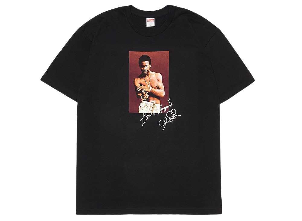 supreme al green tee black xl