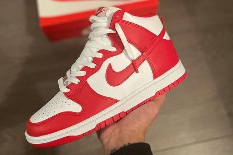 【スニダンで購入可】4/16・4/18発売 Nike Dunk High "Championship White and Red" 抽選/定価/販売店舗まとめ 6枚目