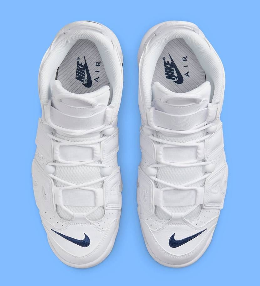 【スニダンで購入可】4/5発売 Nike Air More Uptempo "White/Midnight Navy" 抽選/定価/販売店舗まとめ 8枚目