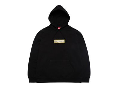 Black and brown supreme top hoodie
