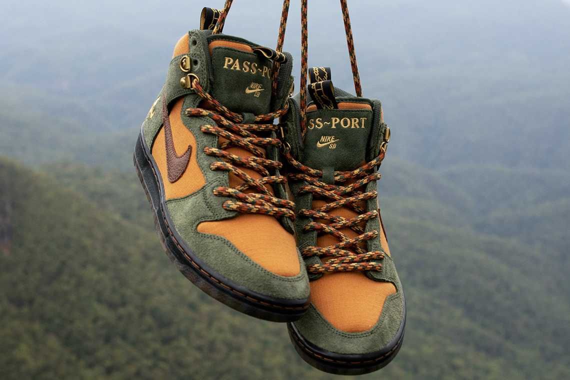 【スニダンで購入可】3/5・3/8発売 PASS~PORT × Nike SB Dunk High "Work Boot" 抽選/定価/販売店舗まとめ 2枚目
