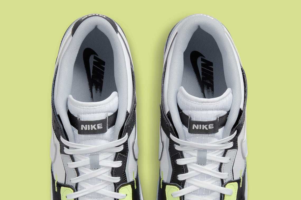 【スニダンで購入可】3/5発売 Nike Dunk Low Scrap "Black/White/Light Lemon Twist" 抽選/定価/販売店舗まとめ 9枚目