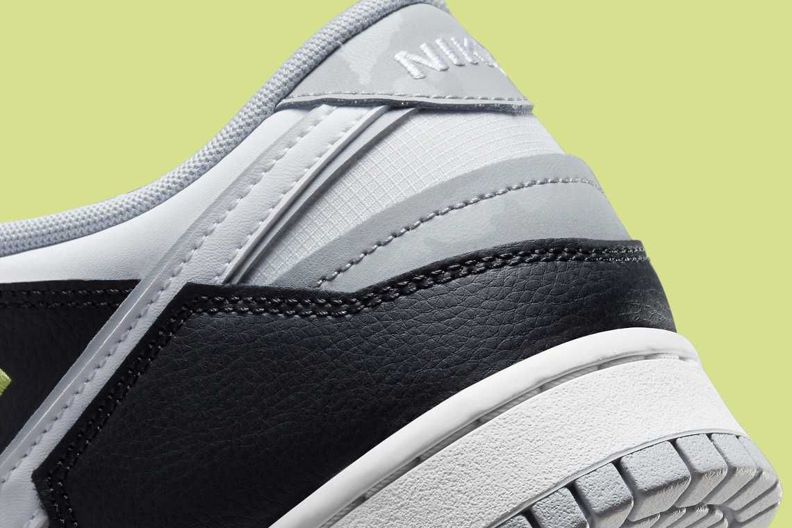 【スニダンで購入可】3/5発売 Nike Dunk Low Scrap "Black/White/Light Lemon Twist" 抽選/定価/販売店舗まとめ 11枚目