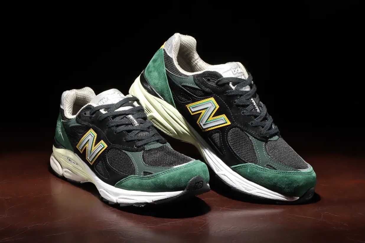 【販売リンクあり】3/5発売 New Balance M990CP3 990V3 "Black/Green/Yellow" 抽選/定価/販売店舗まとめ