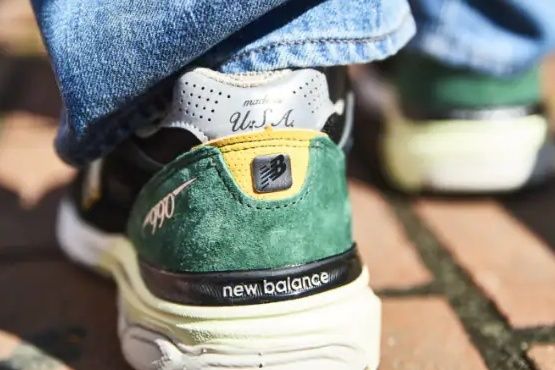 【販売リンクあり】3/5発売 New Balance M990CP3 990V3 "Black/Green/Yellow" 抽選/定価/販売店舗まとめ 4枚目