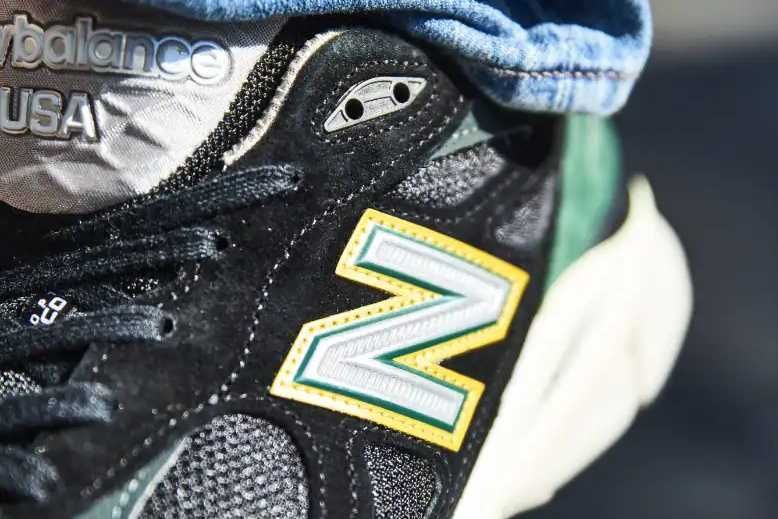 【販売リンクあり】3/5発売 New Balance M990CP3 990V3 "Black/Green/Yellow" 抽選/定価/販売店舗まとめ 3枚目