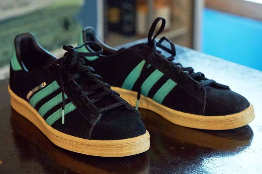 【スニダンで購入可】3/5発売 WIND AND SEA × atmos × adidas Originals Campus 80 抽選/定価/販売店舗まとめ
