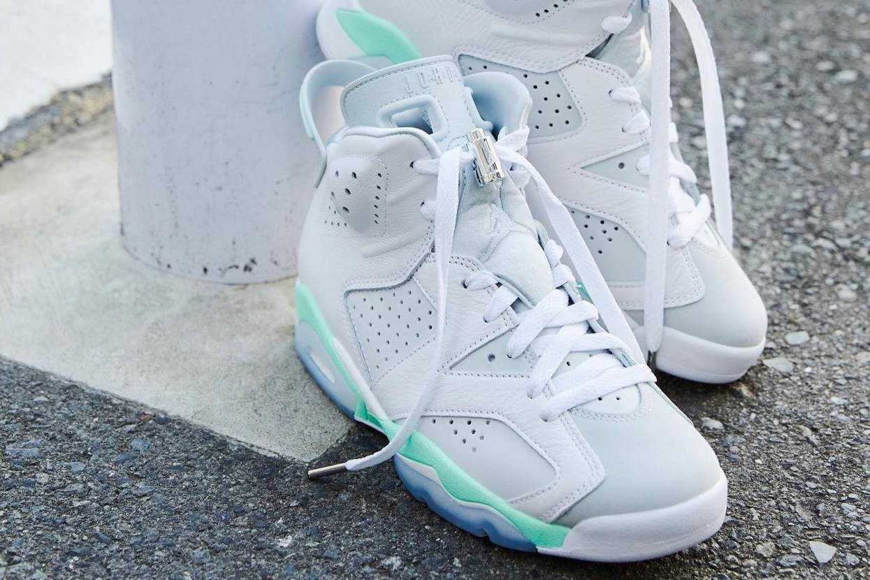 【スニダンで購入可】3/8発売 Nike WMNS Air Jordan 6 "Mint Foam" 抽選/定価/販売店舗まとめ 5枚目