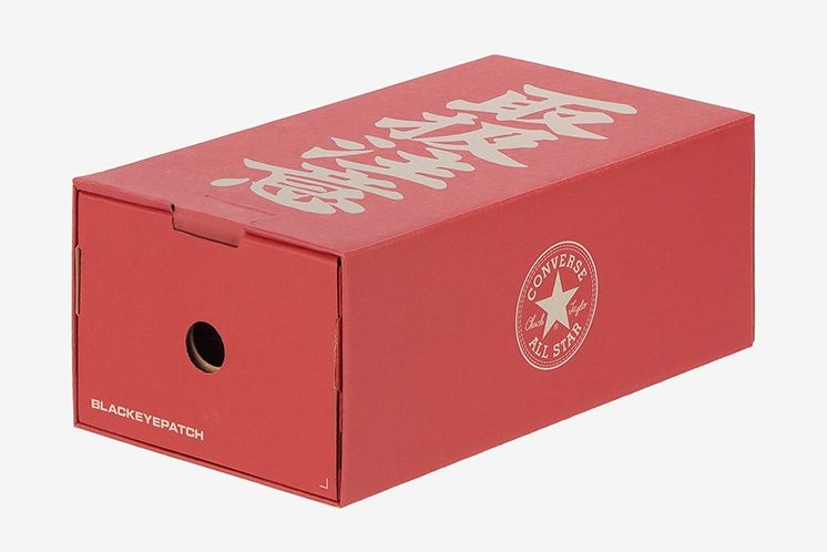 【スニダンで購入可】3/29発売 Black Eye Patch × Converse All Star 100 Slip OX 2colors 抽選/定価/販売店舗まとめ 5枚目