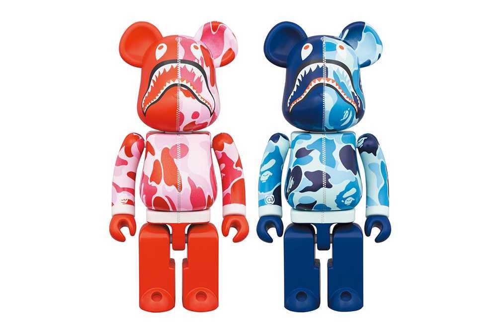 【販売リンクあり】3/12発売 BAPE®︎ × BANDAI × MEDICOM TOY 超合金 BE@RBRICK BAPE(R) ABC CAMO SHARK 2colors 抽選/定価/販売店舗まとめ 2枚目