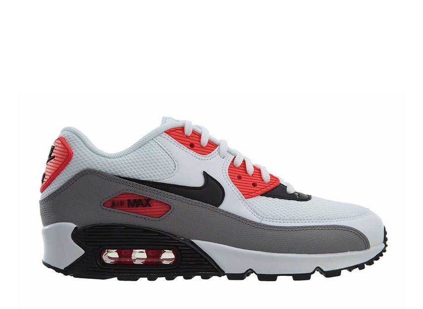Air max 90 top black white red