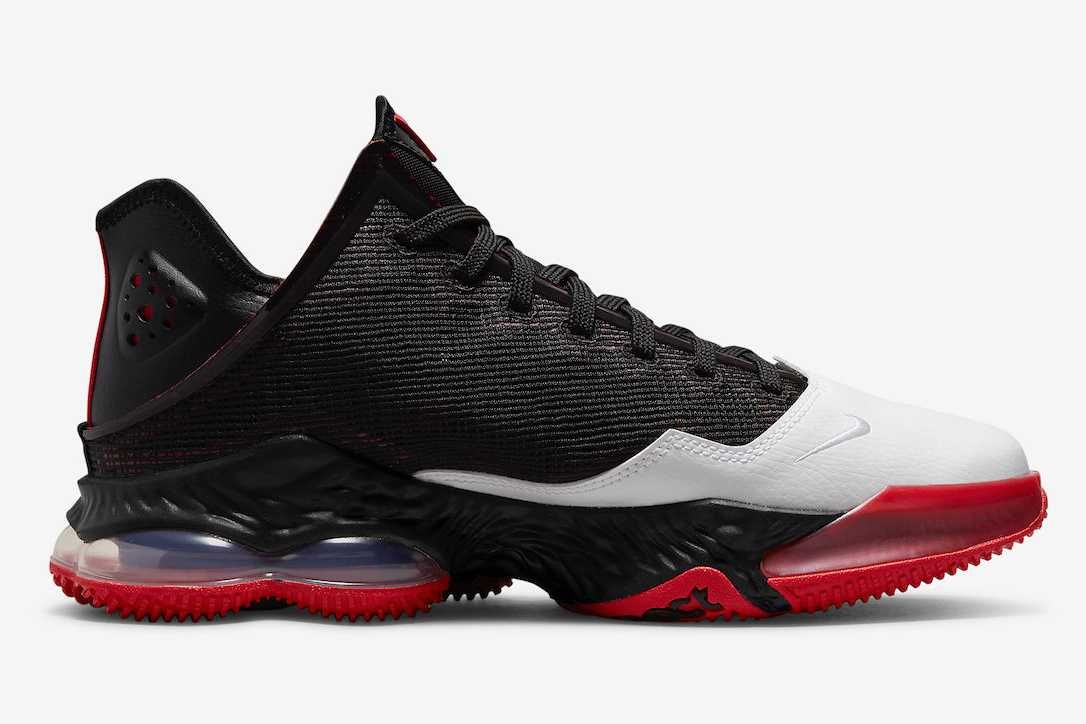 【スニダンで購入可】3/9発売 Nike Lebron 19 Low "Bred" 抽選/定価/販売店舗まとめ 4枚目