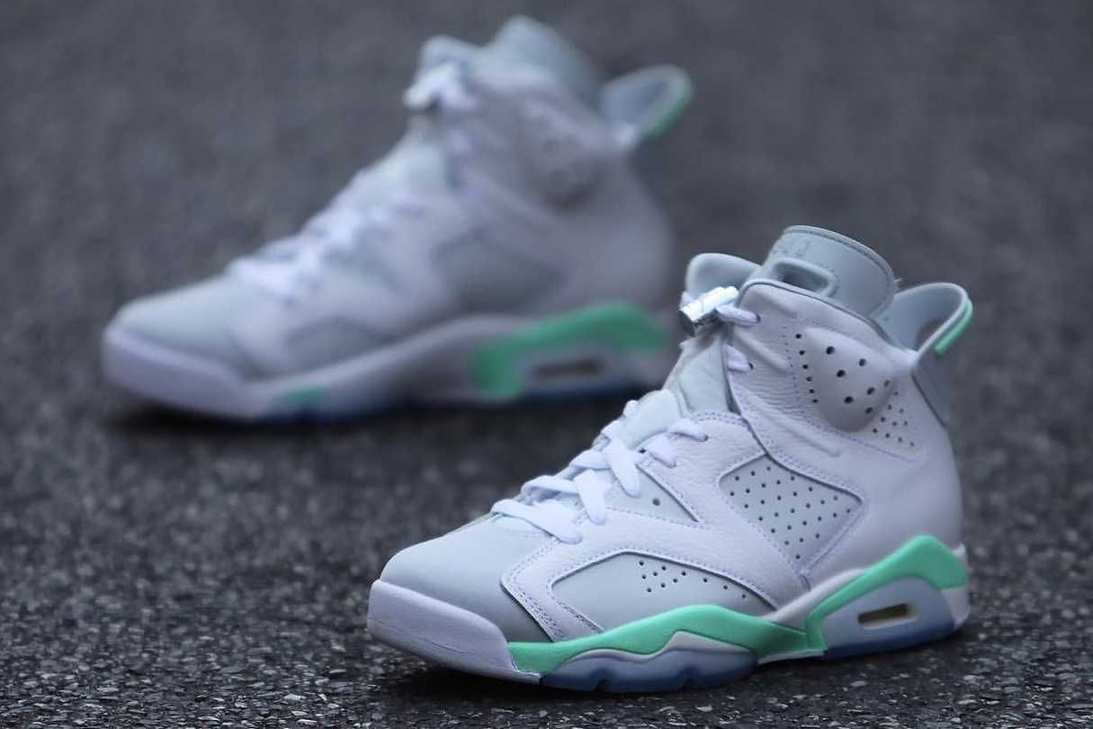 【スニダンで購入可】3/8発売 Nike WMNS Air Jordan 6 "Mint Foam" 抽選/定価/販売店舗まとめ 2枚目