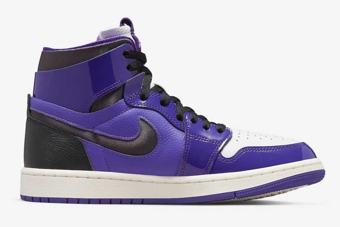 【販売リンクあり】海外3/13発売 Nike WMNS Air Jordan 1 High Zoom Comfort "Purple Patent" 抽選/定価/販売店舗まとめ 3枚目