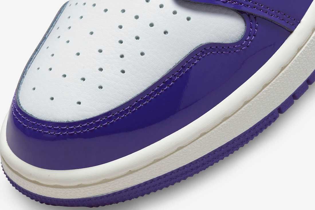 【販売リンクあり】海外3/13発売 Nike WMNS Air Jordan 1 High Zoom Comfort "Purple Patent" 抽選/定価/販売店舗まとめ 5枚目