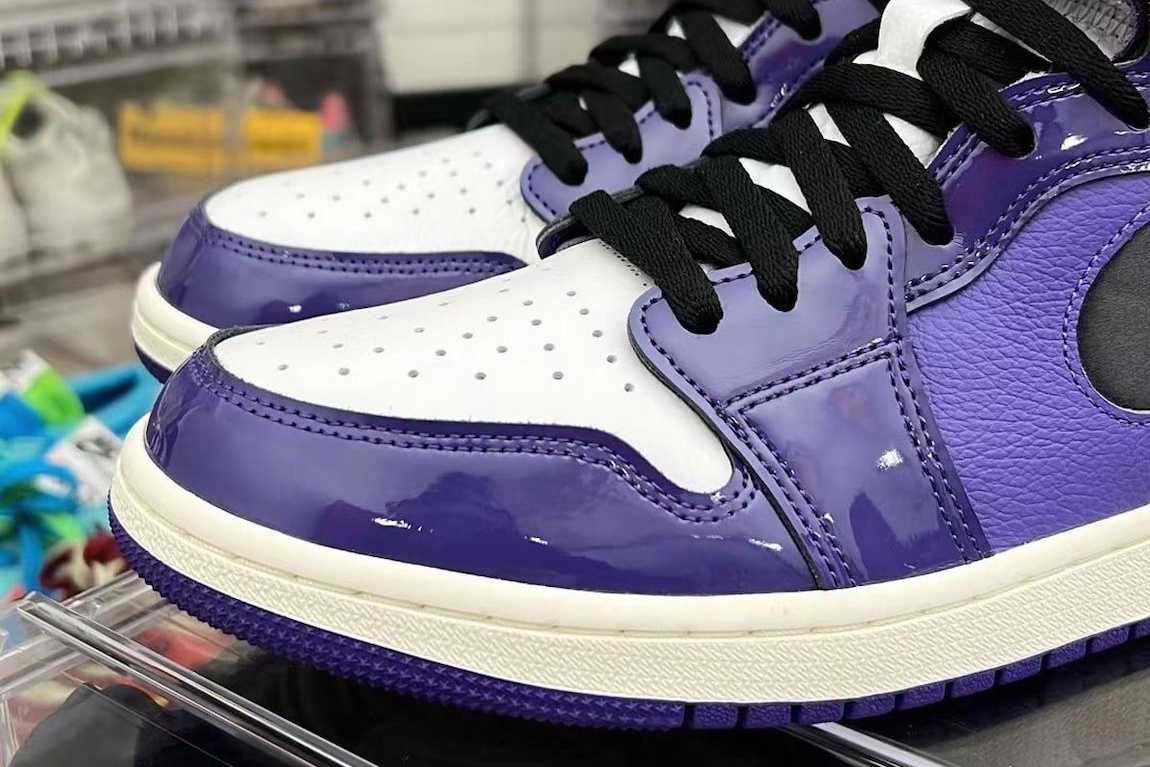 【販売リンクあり】海外3/13発売 Nike WMNS Air Jordan 1 High Zoom Comfort "Purple Patent" 抽選/定価/販売店舗まとめ 10枚目