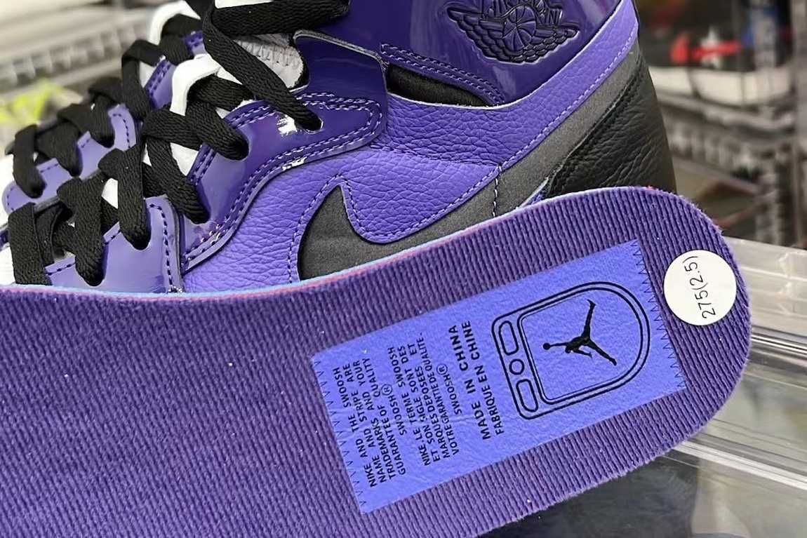 【販売リンクあり】海外3/13発売 Nike WMNS Air Jordan 1 High Zoom Comfort "Purple Patent" 抽選/定価/販売店舗まとめ 12枚目