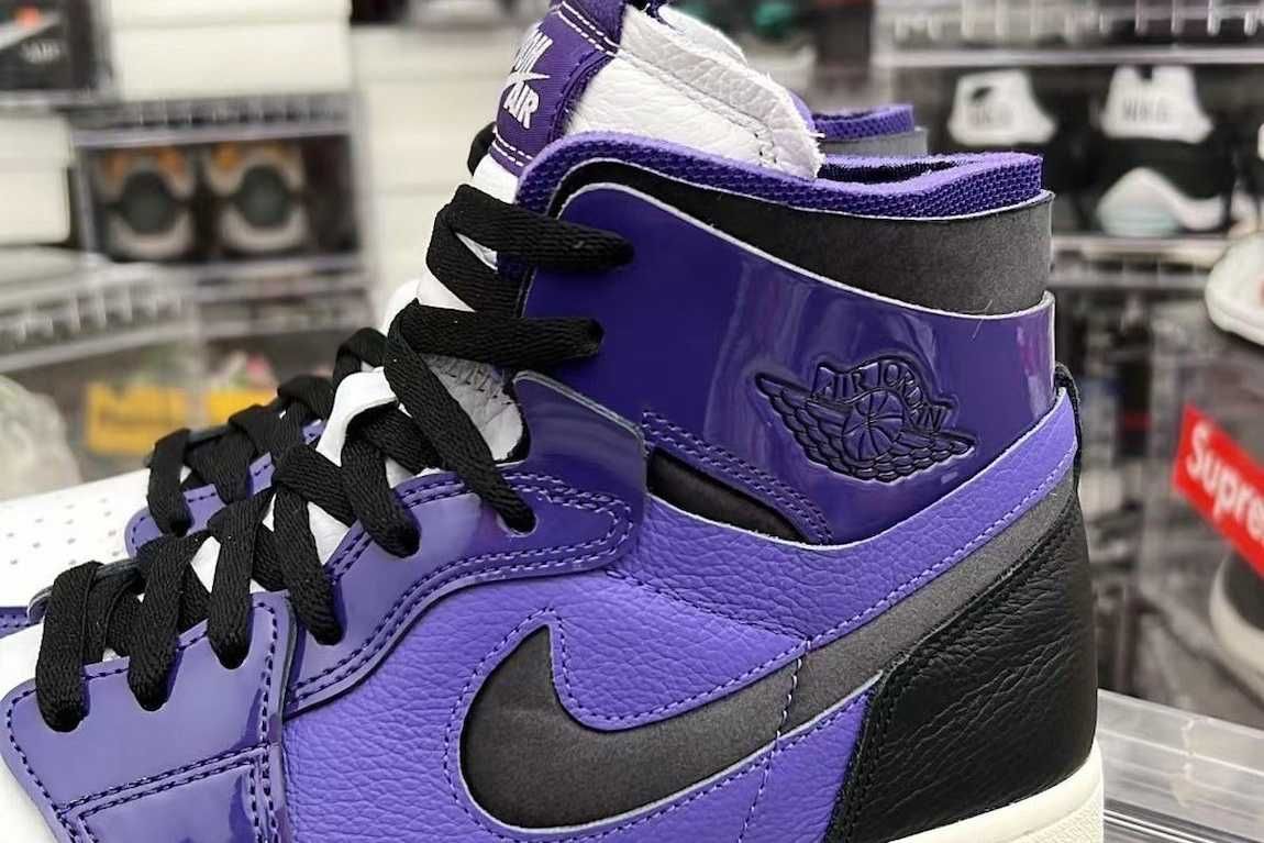 【販売リンクあり】海外3/13発売 Nike WMNS Air Jordan 1 High Zoom Comfort "Purple Patent" 抽選/定価/販売店舗まとめ 11枚目