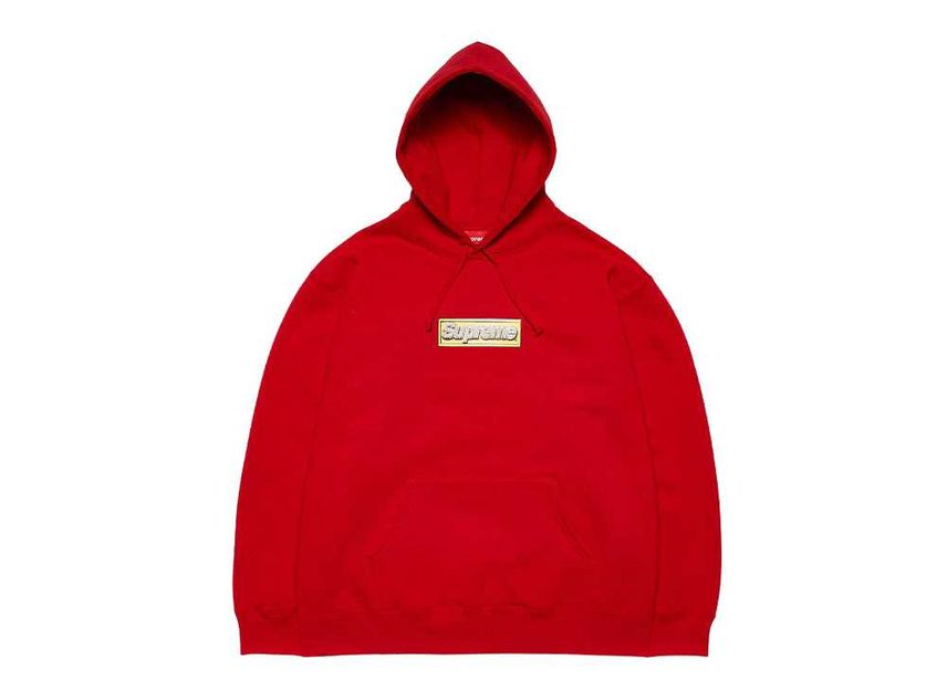 Supreme Bling Box Logo Hooded Sweatshirt