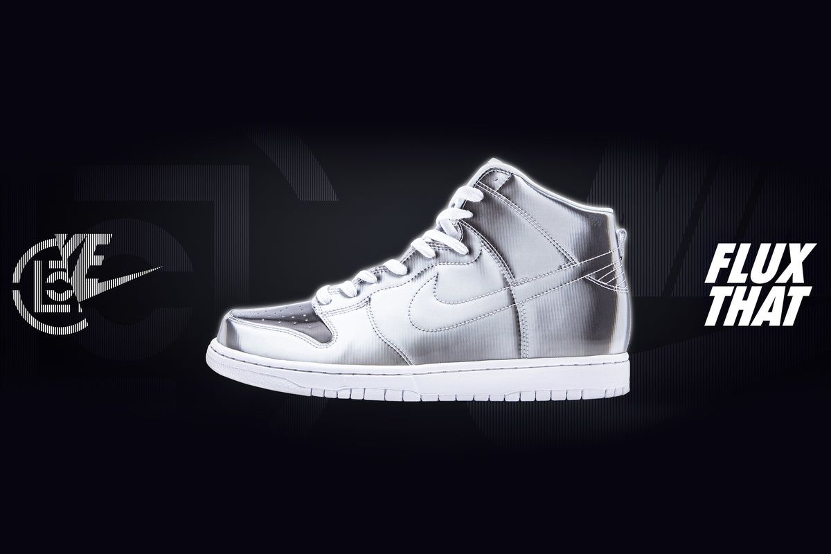 【スニダンで購入可】4/12発売 CLOT × Nike Dunk High "Silver/Flux" 抽選/定価/販売店舗まとめ 7枚目