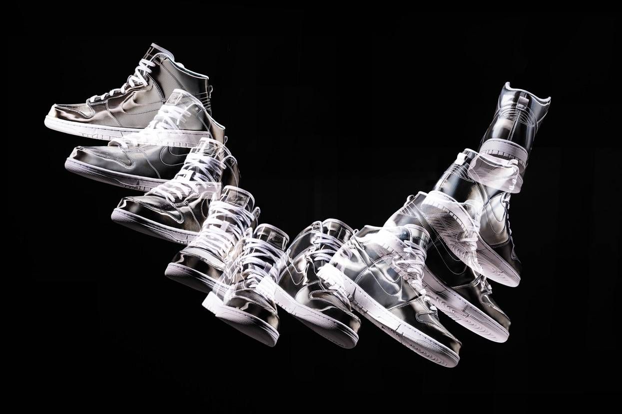 【スニダンで購入可】4/12発売 CLOT × Nike Dunk High "Silver/Flux" 抽選/定価/販売店舗まとめ 9枚目