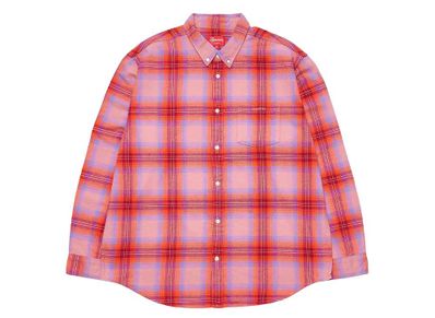Supreme Brushed Plaid Flannel Shirt