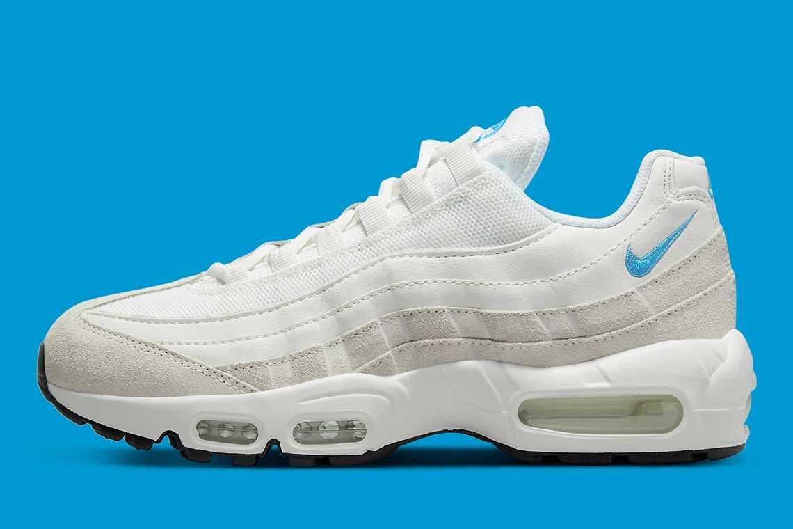 【スニダンで購入可】3/9発売 Nike WMNS Air Max 95 "Summit White/University Blue" 抽選/定価/販売店舗まとめ 3枚目