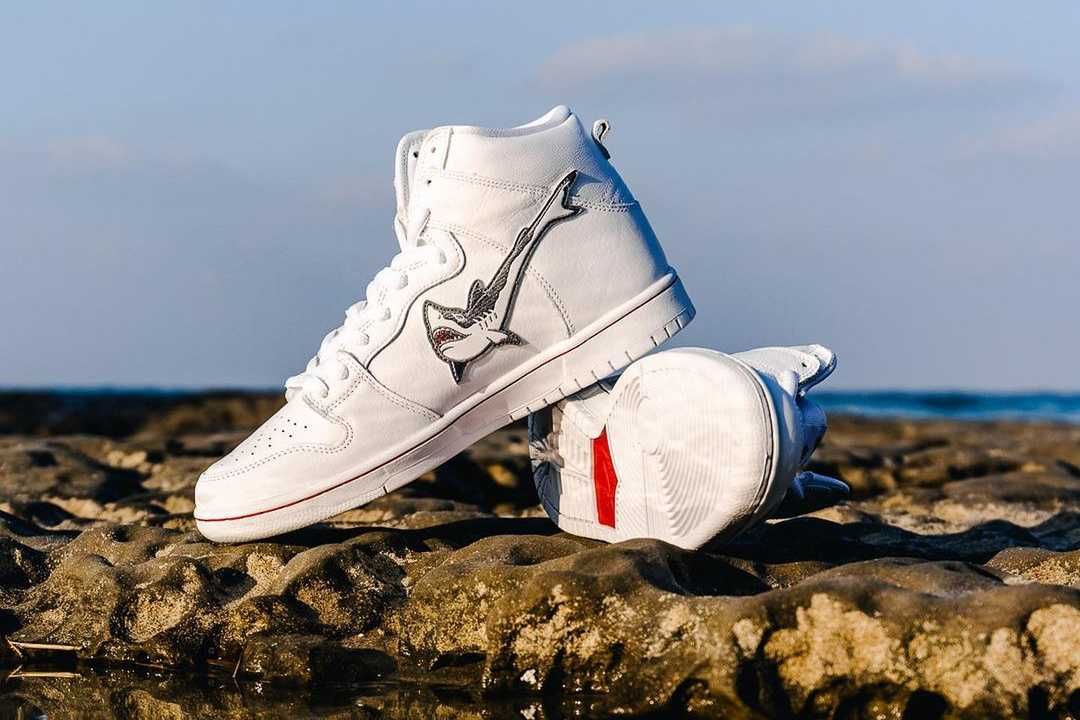 【スニダンで購入可】3/12発売 Oski × Nike SB Dunk High Pro ISO "White Shark" 抽選/定価/販売店舗まとめ