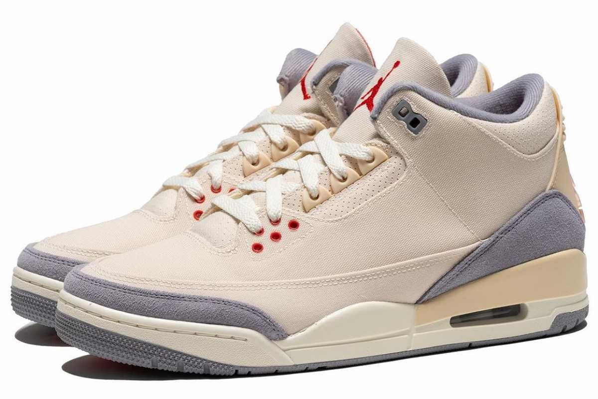【販売リンクあり】海外抽選中 Nike Air Jordan 3 SE "Muslin" 抽選/定価/販売店舗まとめ 8枚目
