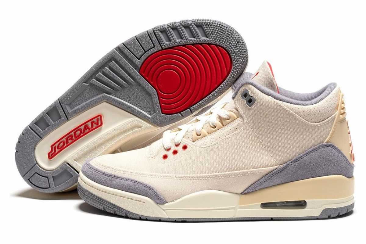 【販売リンクあり】海外抽選中 Nike Air Jordan 3 SE "Muslin" 抽選/定価/販売店舗まとめ 9枚目