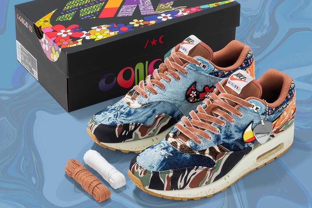 【スニダンで購入可】4/15発売 Concepts × Nike Air Max 1 3colors 抽選/定価/販売店舗まとめ 9枚目