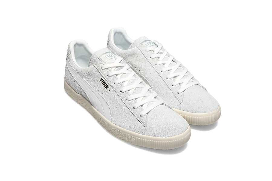 【スニダンで購入可】3/19発売 #FR2 × atmos × Puma Suede VTG MIJ "White" 抽選/定価/販売店舗まとめ 4枚目