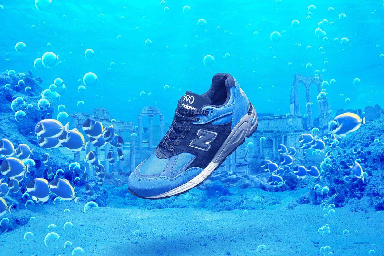 【スニダンで購入可】3/19発売 New Balance M990V2 "Blue/Black/Grey" 抽選/定価/販売店舗まとめ 2枚目