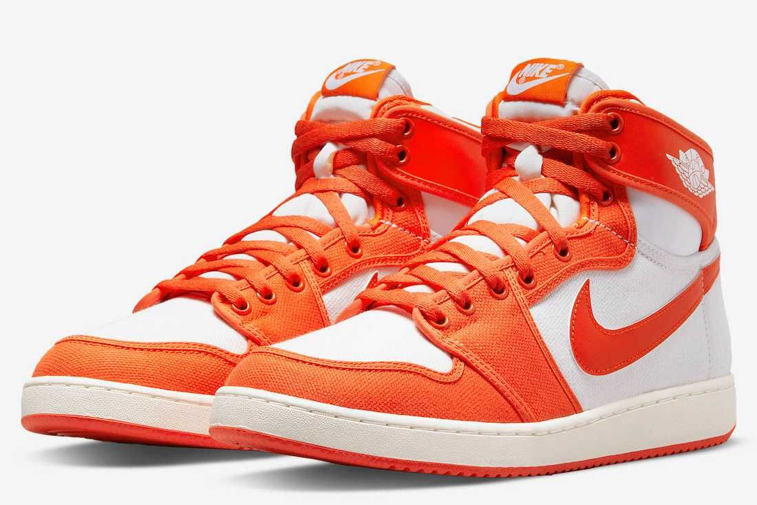 【スニダンで購入可】4/28発売 Nike Air Jordan 1 KO "Rush Orange" 抽選/定価/販売店舗まとめ 6枚目