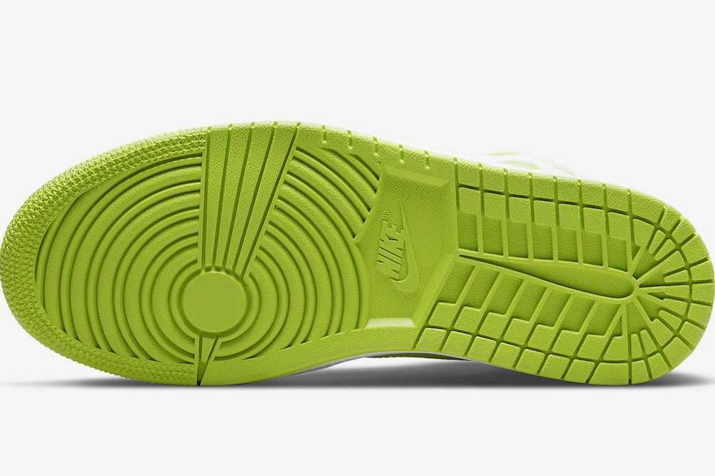 【販売リンクあり】近日発売 Nike WMNS Air Jordan 1 Mid "White Lime" 抽選/定価/販売店舗まとめ 9枚目