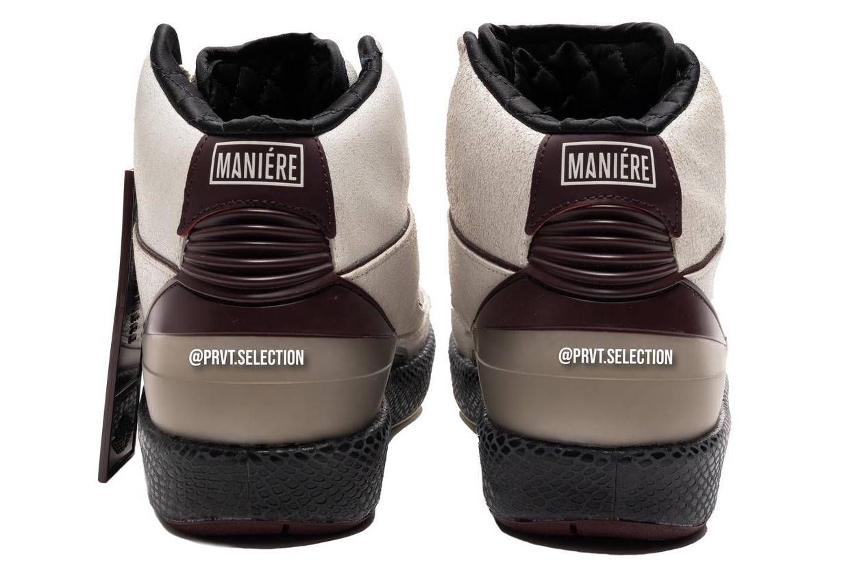 【スニダンで購入可】6/3発売 A Ma Maniere × Nike Air Jordan 2 "Airness/Sail and Burgundy" 抽選/定価/販売店舗まとめ 23枚目