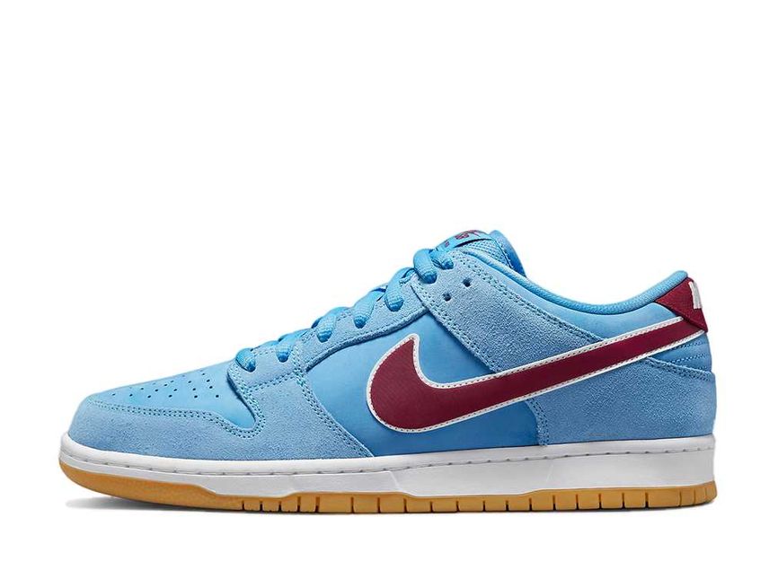 Nike SB Dunk Low Pro "Phillies/Valor Blue and Team Maroon"