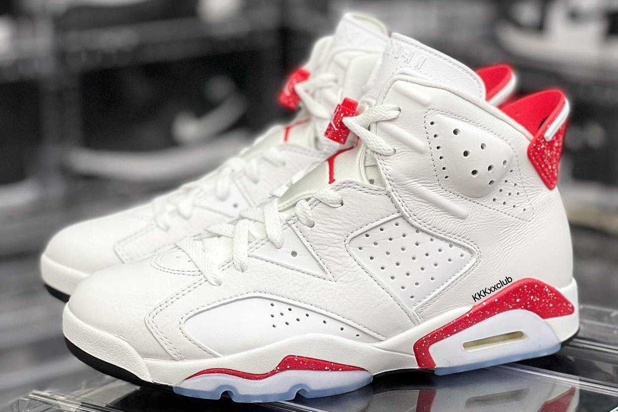【スニダンで購入可】6/4発売 Nike Air Jordan 6 "White and University Red/Red Oreo" 抽選/定価/販売店舗まとめ 17枚目
