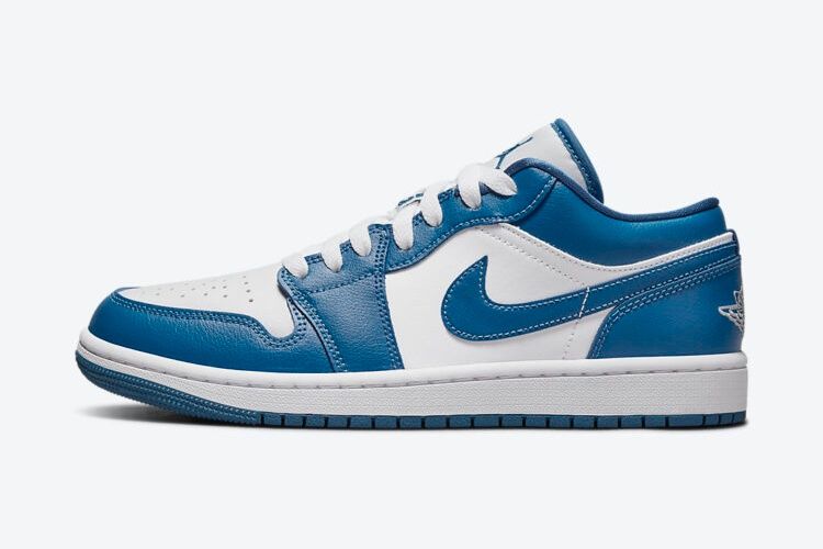【スニダンで購入可】4/8発売 Nike WMNS Air Jordan 1 Low "Marina Blue" 抽選/定価/販売店舗まとめ 6枚目