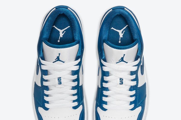 【スニダンで購入可】4/8発売 Nike WMNS Air Jordan 1 Low "Marina Blue" 抽選/定価/販売店舗まとめ 8枚目