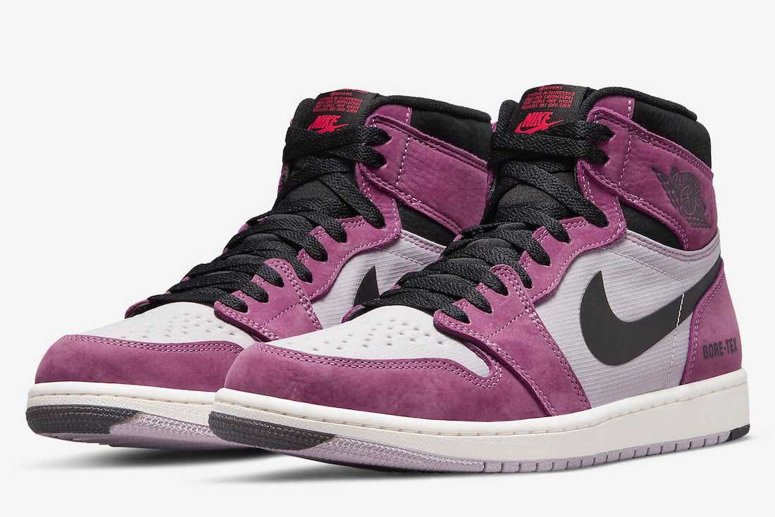 【スニダンで購入可】4/10発売 Nike Air Jordan 1 Element GORE-TEX "Berry" 抽選/定価/販売店舗まとめ 8枚目