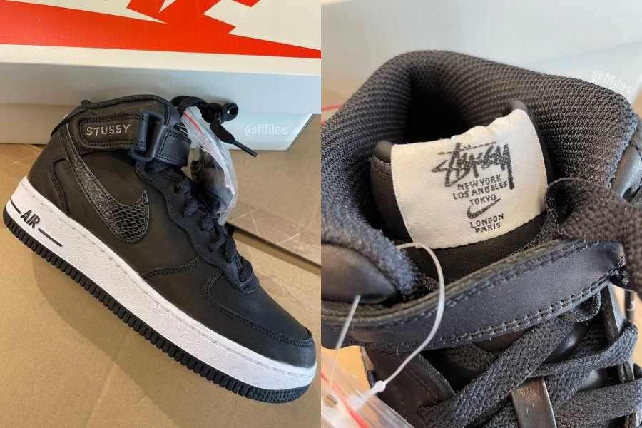 【スニダンで購入可】5/14・5/19発売 Stussy × Nike Air Force 1 Mid 3colors 抽選/定価/販売店舗まとめ 22枚目