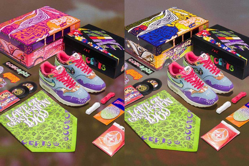 【スニダンで購入可】4/15発売 Concepts × Nike Air Max 1 3colors 抽選/定価/販売店舗まとめ