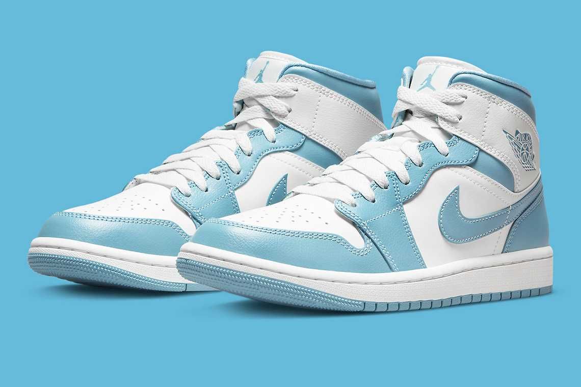 【スニダンで購入可】4/1発売 Nike WMNS Air Jordan 1 Mid "University Blue" 抽選/定価/販売店舗まとめ 8枚目