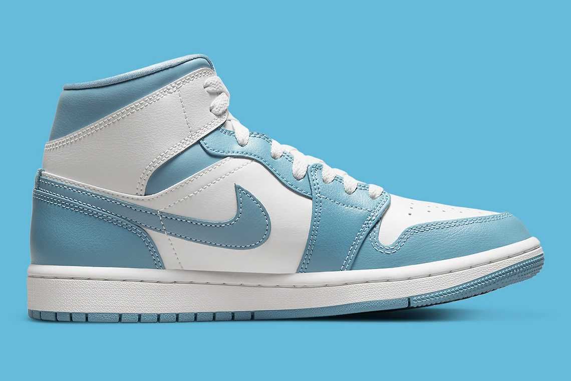 【スニダンで購入可】4/1発売 Nike WMNS Air Jordan 1 Mid "University Blue" 抽選/定価/販売店舗まとめ 10枚目