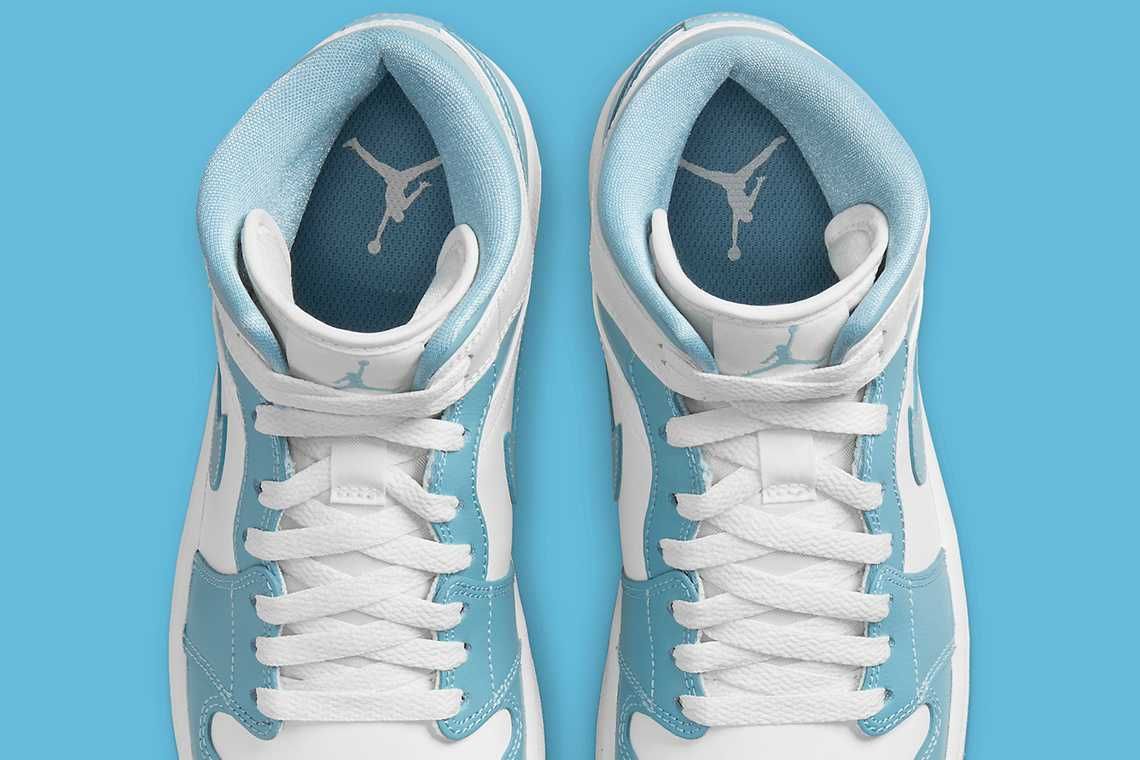 【スニダンで購入可】4/1発売 Nike WMNS Air Jordan 1 Mid "University Blue" 抽選/定価/販売店舗まとめ 11枚目