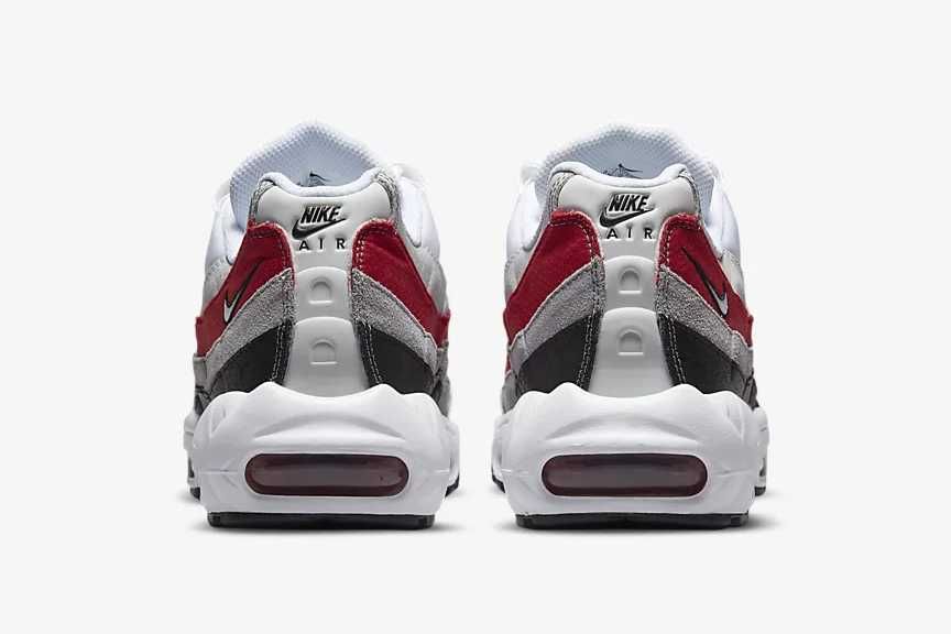 【スニダンで購入可】3/27発売 Nike Air Max 95 "White/Red/Grey" 抽選/定価/販売店舗まとめ 4枚目